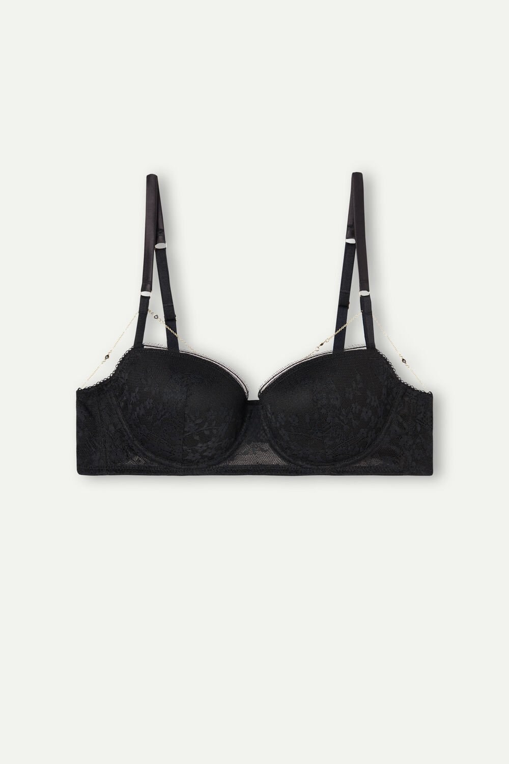 Intimissimi Luxury Treats Sofia Balconette Bra Zwart Zwart | 27396PIEX