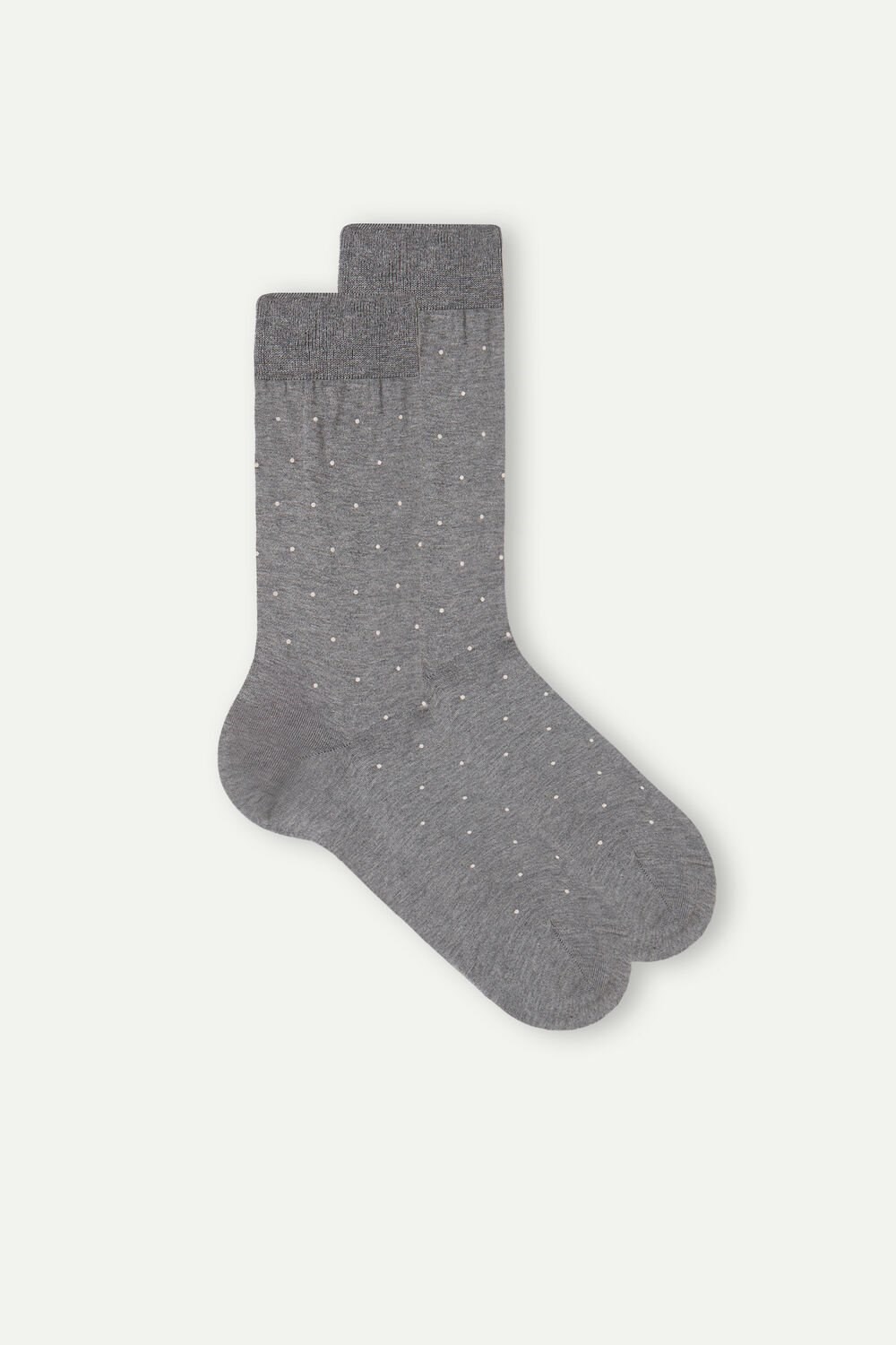 Intimissimi Men’s Kort Socks in Patterned Lisle Katoenen Grijs Grijs | 06429SDCV