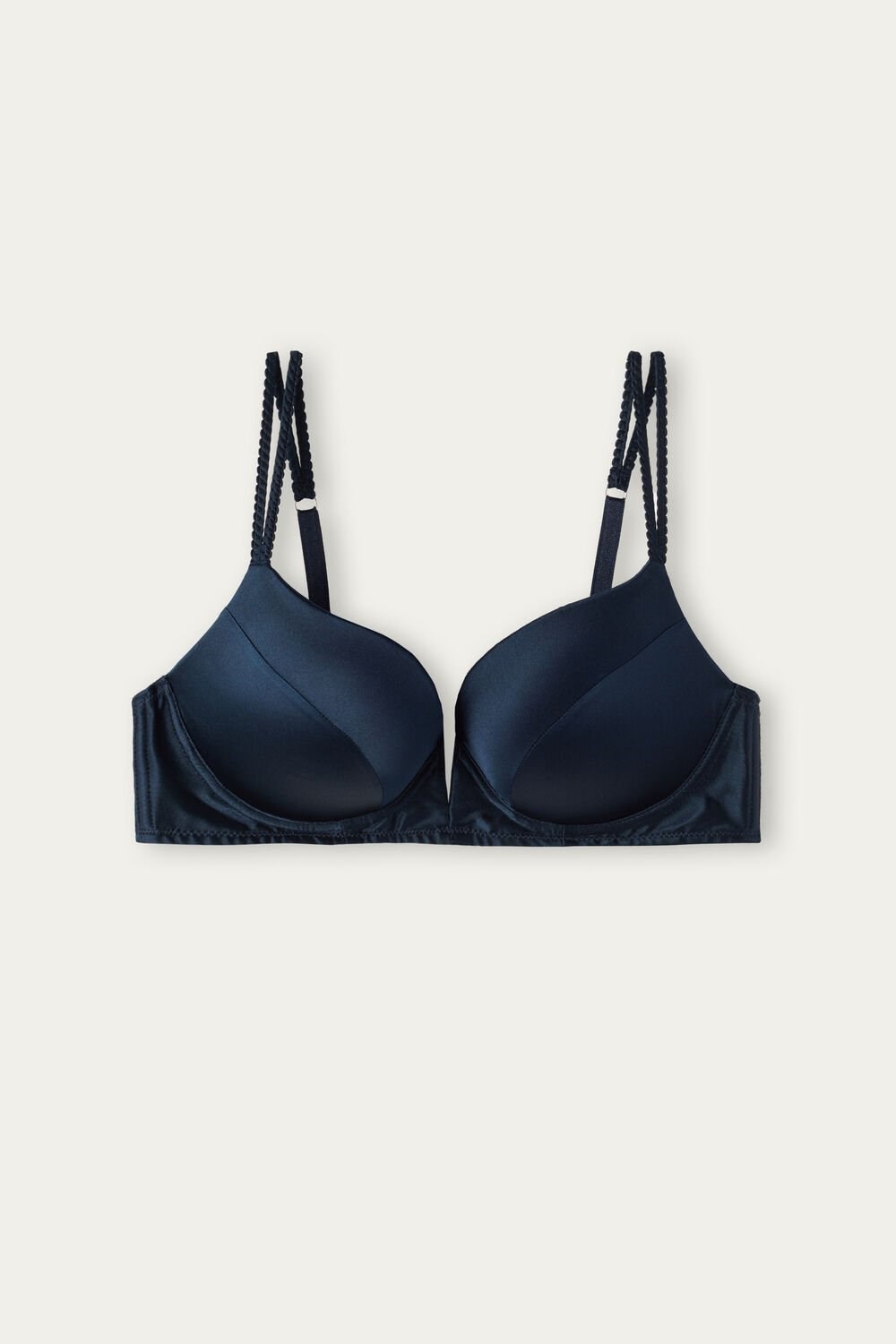 Intimissimi Mia Silk Super Push-Up Bra Blauw Blauw | 21094VQAU