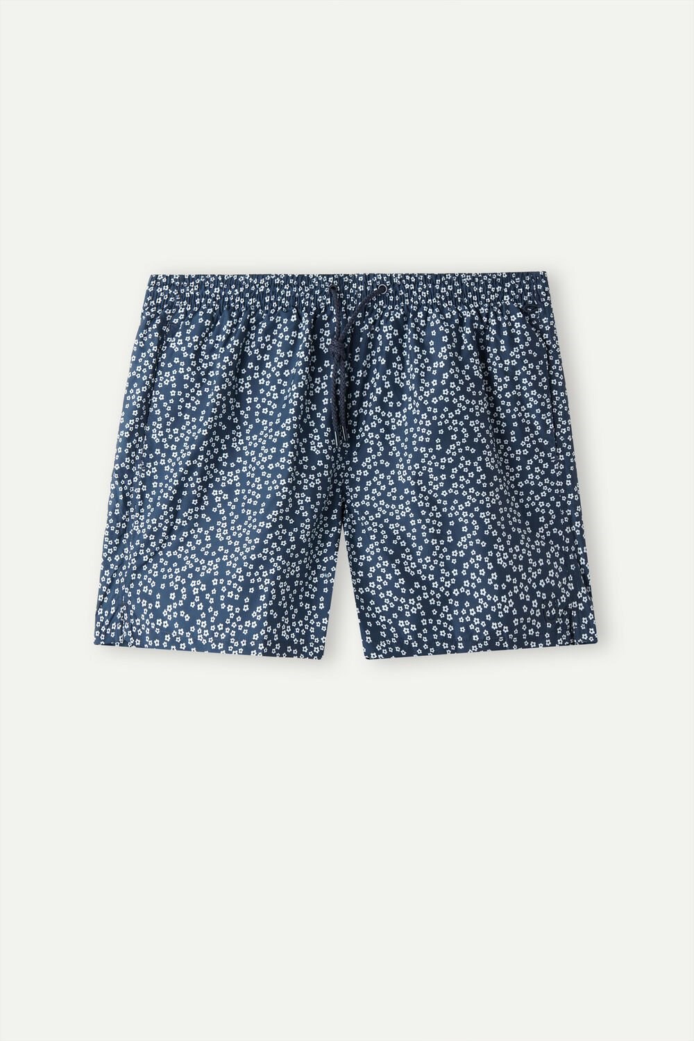 Intimissimi Micro Flower Print Swim Trunks Blauw Blauw | 20169FNTL