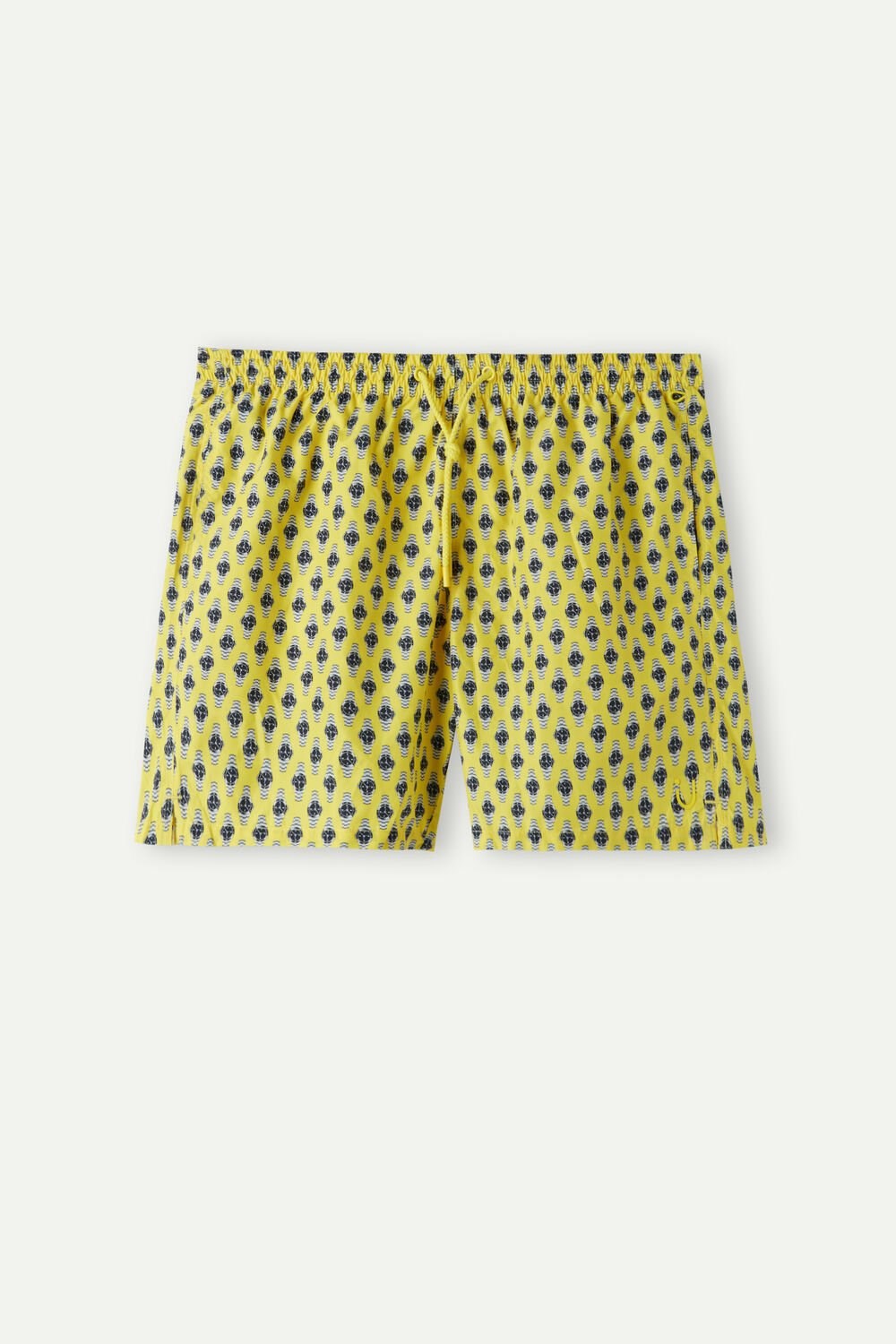 Intimissimi Micro Watch Print Swim Trunks Geel | 70362KXJW