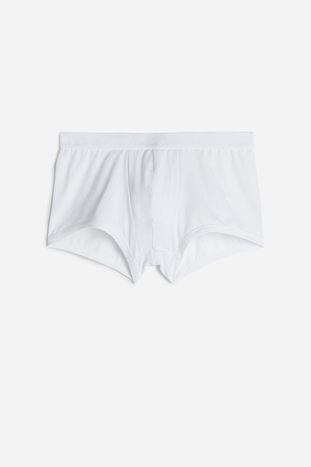 Intimissimi Microfiber Logo Boxer Shorts Wit Wit | 04265RQPA