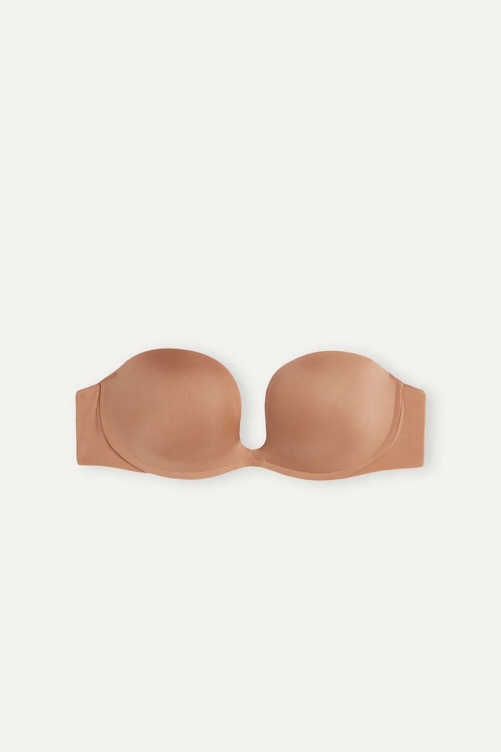 Intimissimi Monica Bandeau Bra in Ultralight Microfiber Beige | 95847IEML