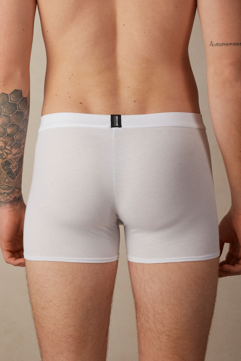 Intimissimi Natural Fresh Supima® Katoenen Boxers Wit Wit | 07529HYIU