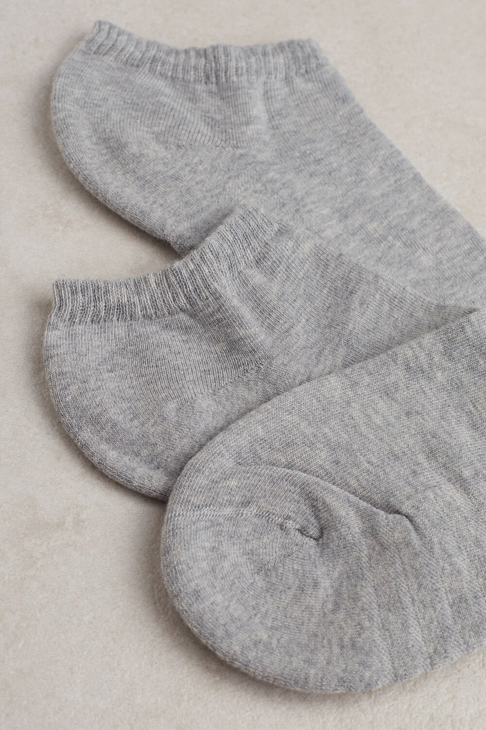 Intimissimi No-show Socks in Terrycloth Grijs | 25904FEGM