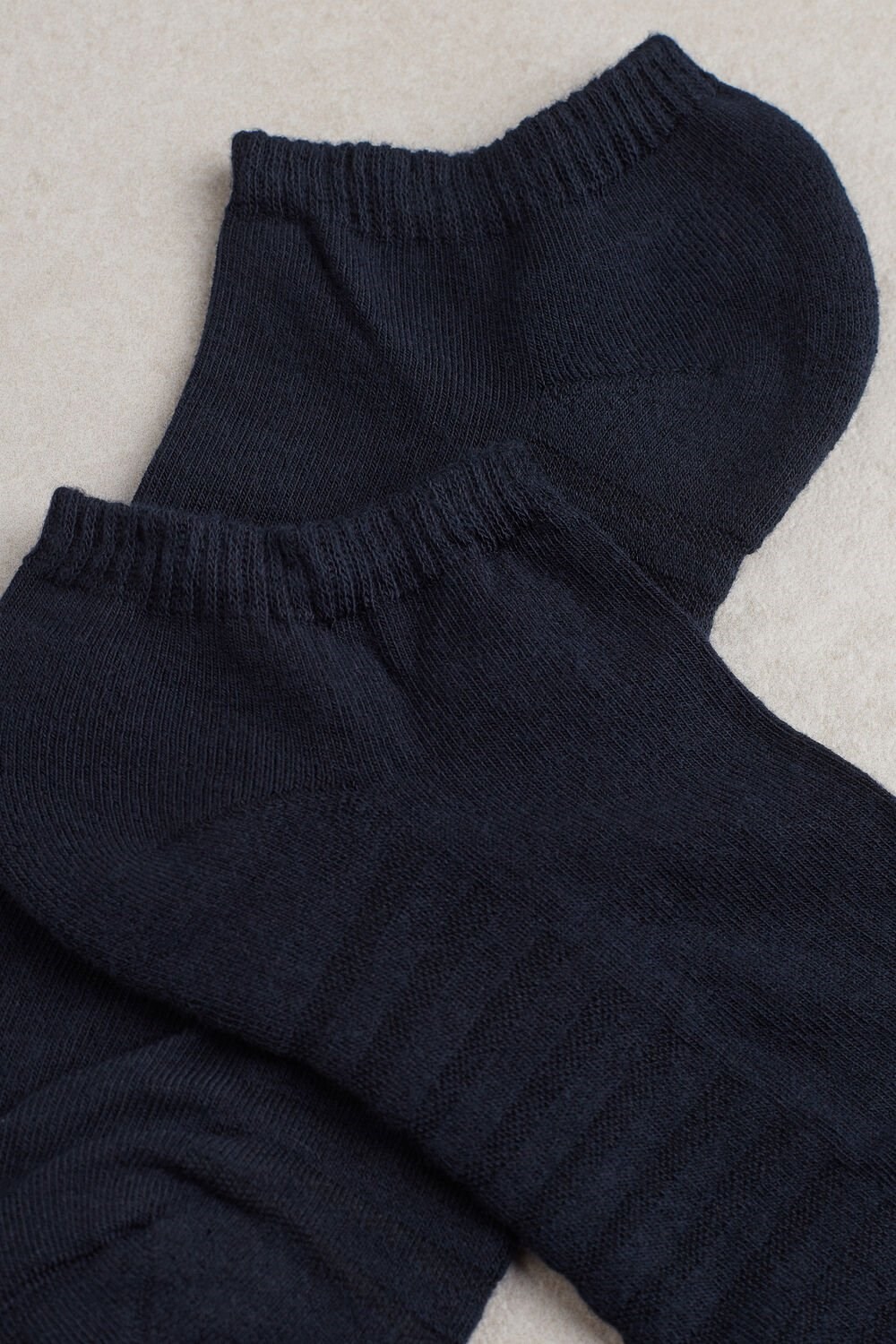 Intimissimi No-show Socks in Terrycloth Blauw Blauw | 37985HSER