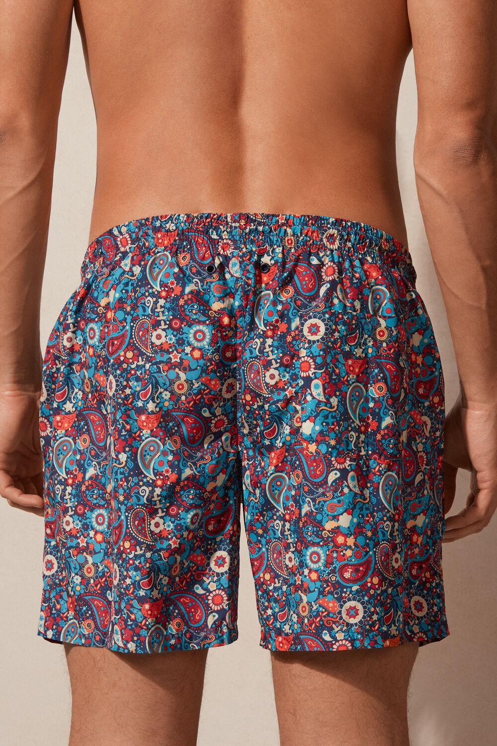 Intimissimi Orange Paisley Print Swim Trunks Gekleurd Oranje | 63405SLEU