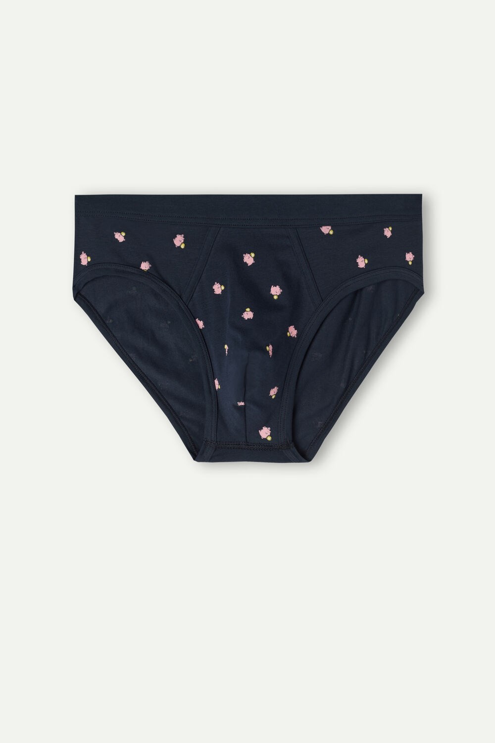 Intimissimi Piggy Bank Briefs in Stretch Supima® Katoenen Blauw Blauw | 35087KATM