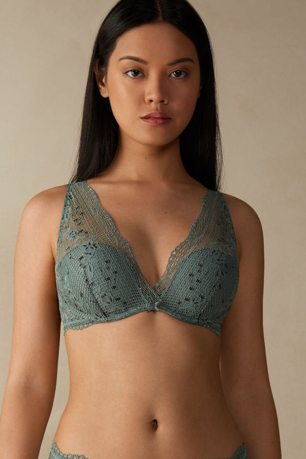 Intimissimi Prairie Bouquet Giorgia Balconette Bra Groen Groen | 71895YGFI