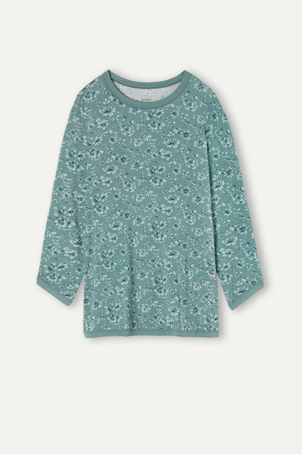 Intimissimi Prairie Bouquet Long Sleeve Top Groen | 25780NSYR