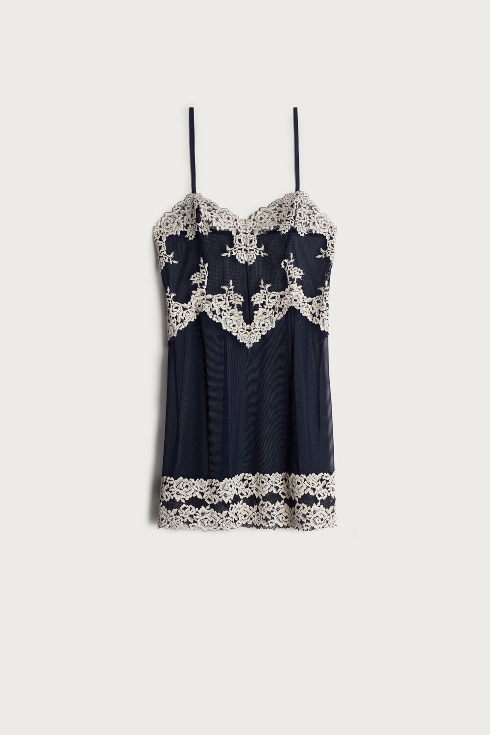 Intimissimi Pretty Flowers Babydoll Blauw Diepblauw | 62095AMEJ