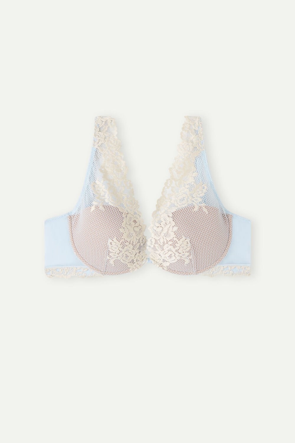 Intimissimi Pretty Flowers Elena Balconette Bra Lichtblauw Blauw | 62053AEOP