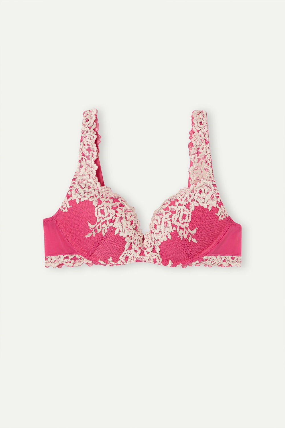 Intimissimi Pretty Flowers Gioia Super Push-up Bra Roze Roze | 57638ZQAD