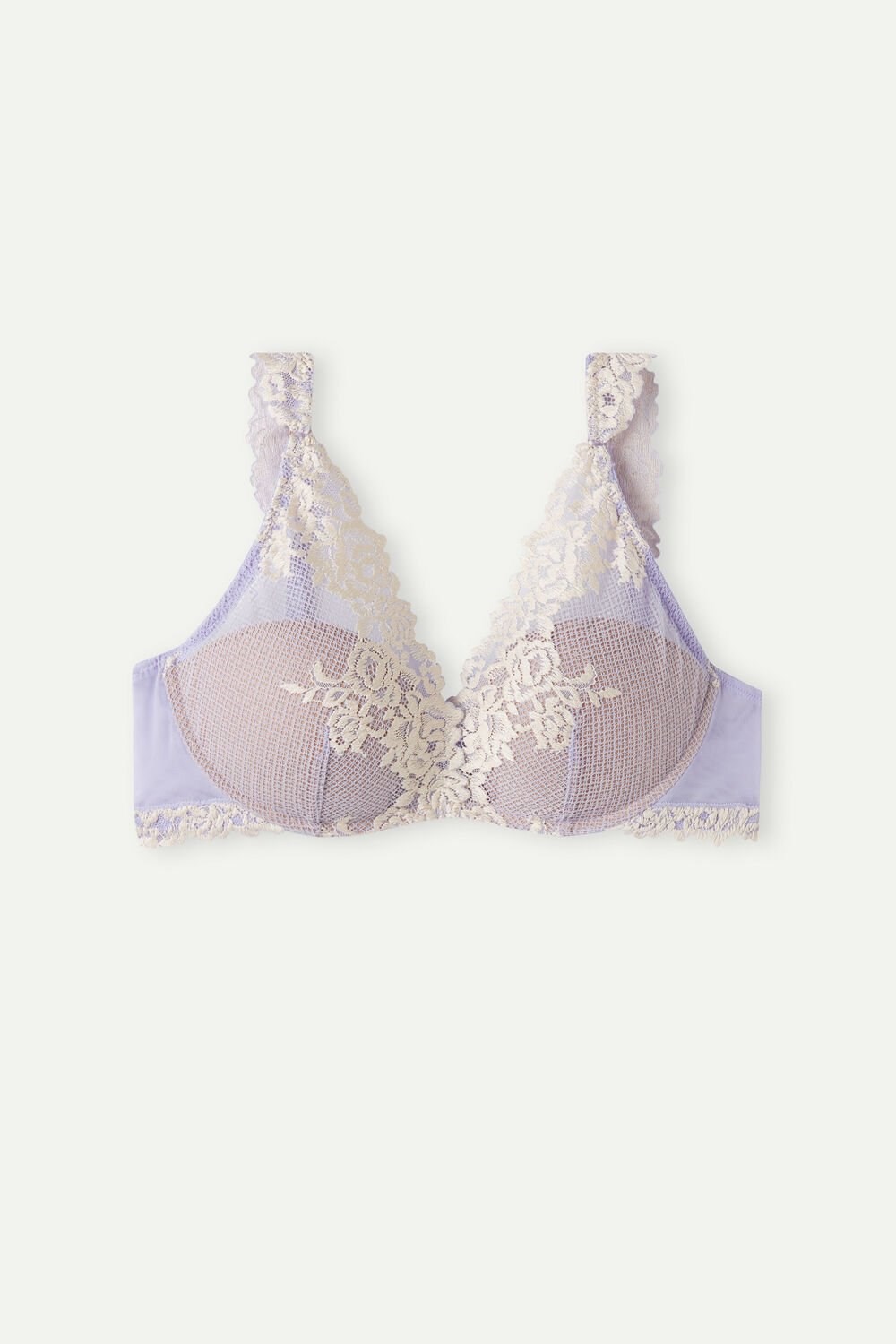 Intimissimi Pretty Flowers Giorgia Balconette Bra Lavendel | 94702EAVL