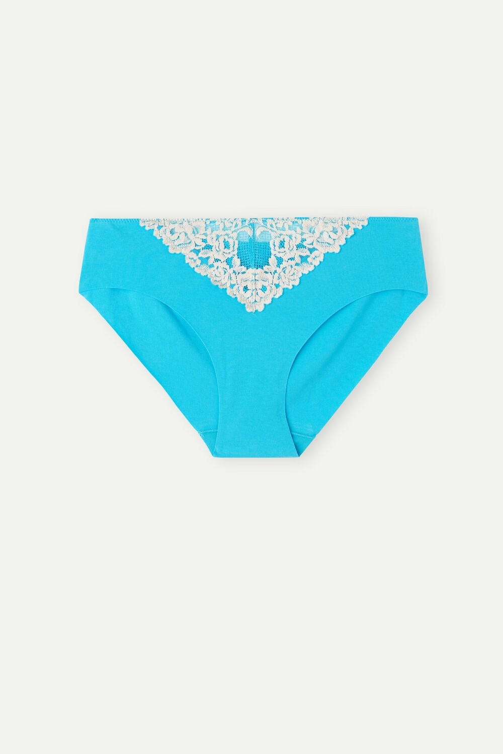 Intimissimi Pretty Flowers Seamless Katoenen Panties Blauw Turquoise | 53062SPOI