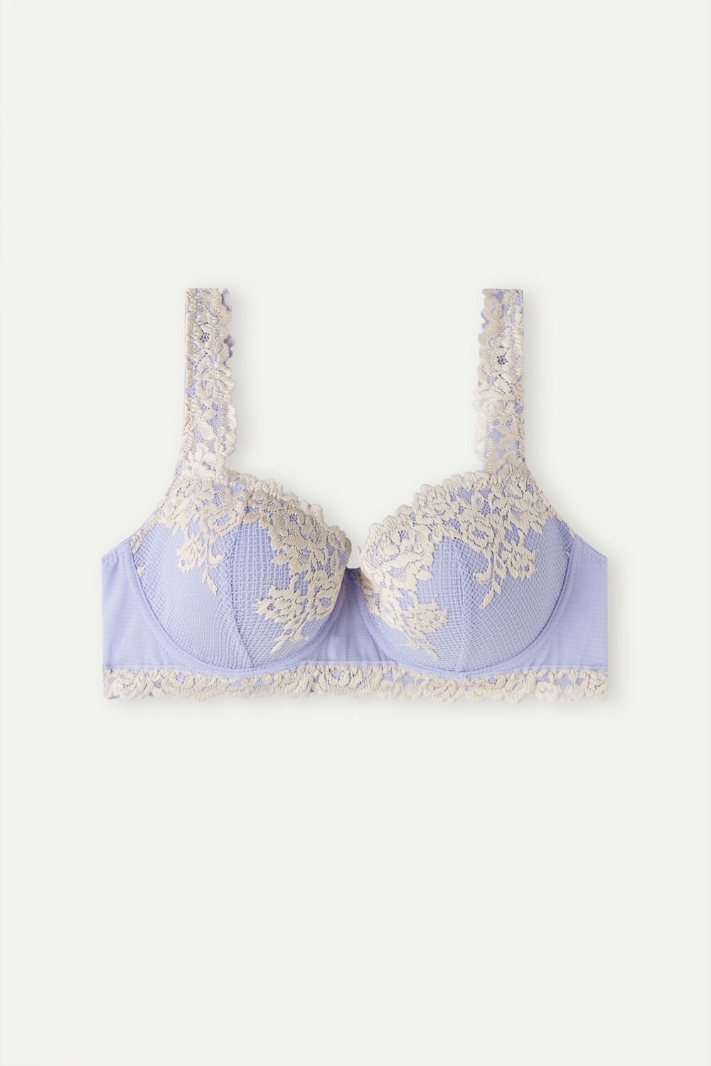 Intimissimi Pretty Flowers Sofia Balconette Bra Lavendel | 13546POFE