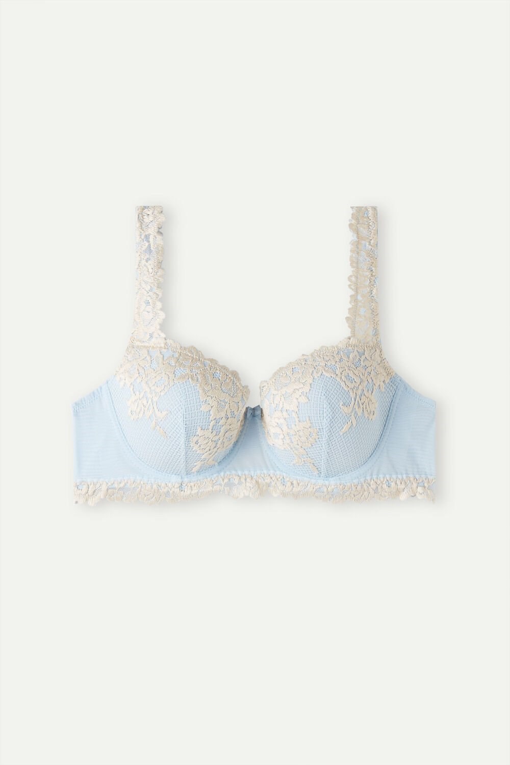 Intimissimi Pretty Flowers Sofia Balconette Bra Lichtblauw Blauw | 34190WIXP