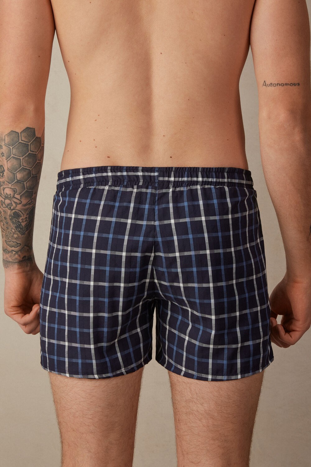 Intimissimi Print Detailed Boxers Blauw Blauw | 68349EOAL