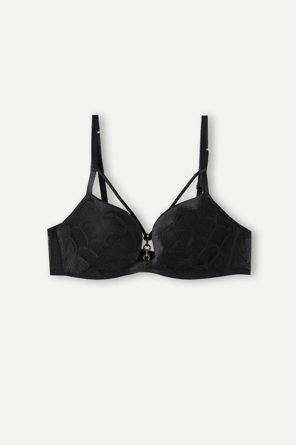 Intimissimi Pure Charme Monica Push-Up Bra Zwart Zwart | 87349XKSC