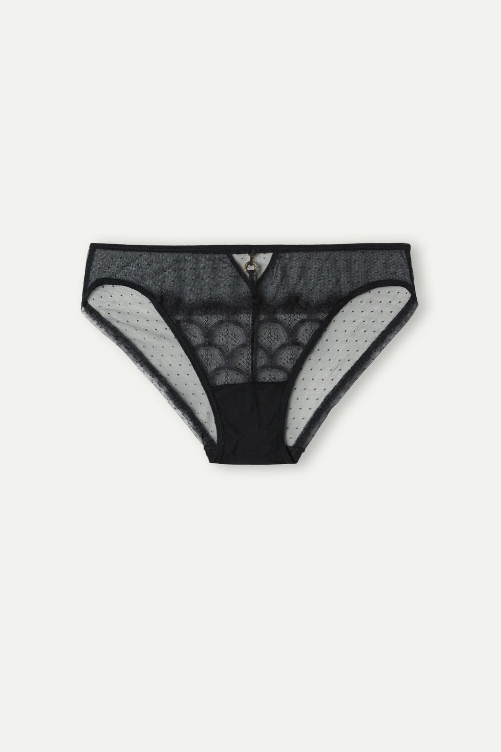 Intimissimi Pure Charme Panties Zwart Zwart | 01796PVJB