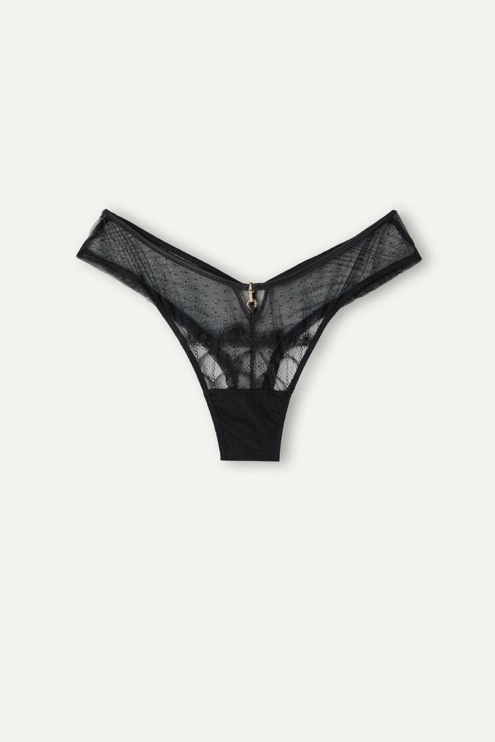 Intimissimi Pure Charme ‘80s Stijl Brazilian Zwart Zwart | 53928VCBN