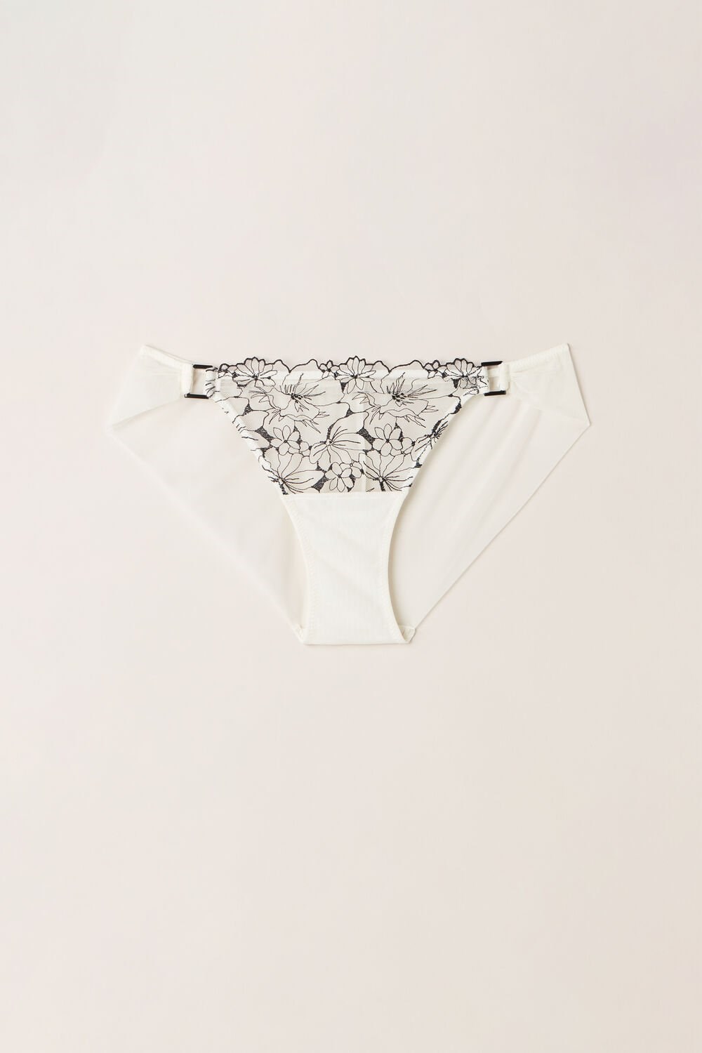 Intimissimi Pure Joy Panties Wit Zwart | 89604NPOT