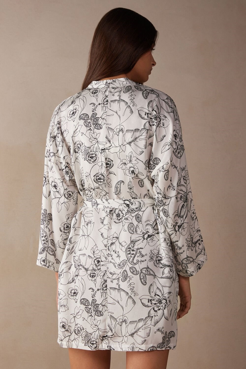 Intimissimi Pure Joy Satin Kimono Print - 223j - Pure Joy Print | 01345TGPB