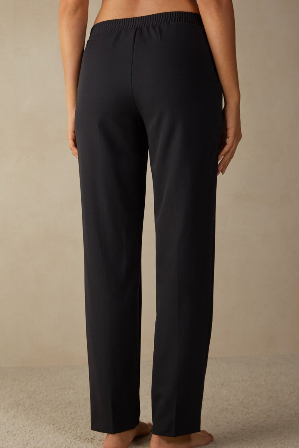 Intimissimi Rechtdoor Cut Pants with Pockets Zwart Zwart | 83490DPXA