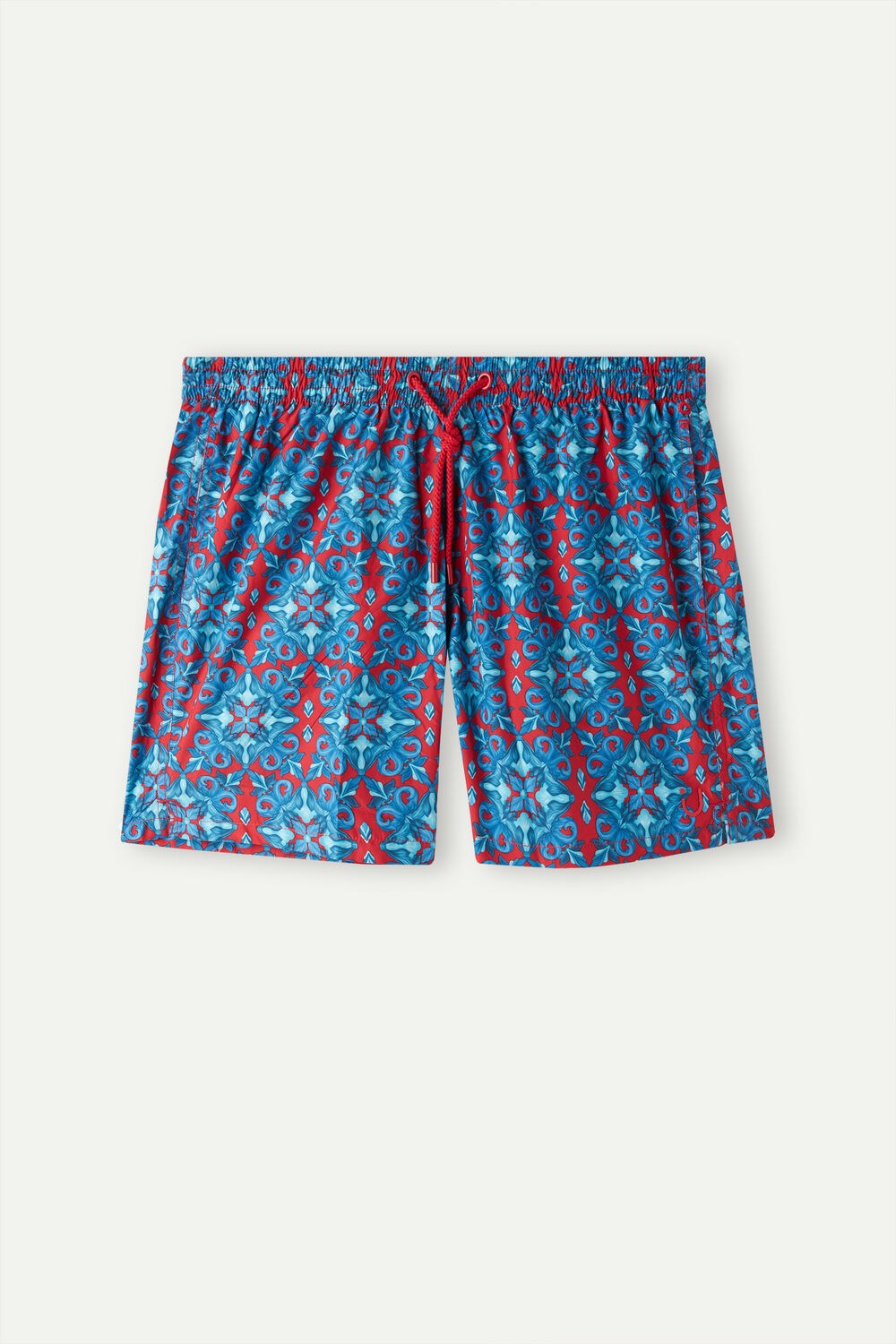 Intimissimi Red Moroccan Print Swim Trunks Blauw Rood | 64032EFWV