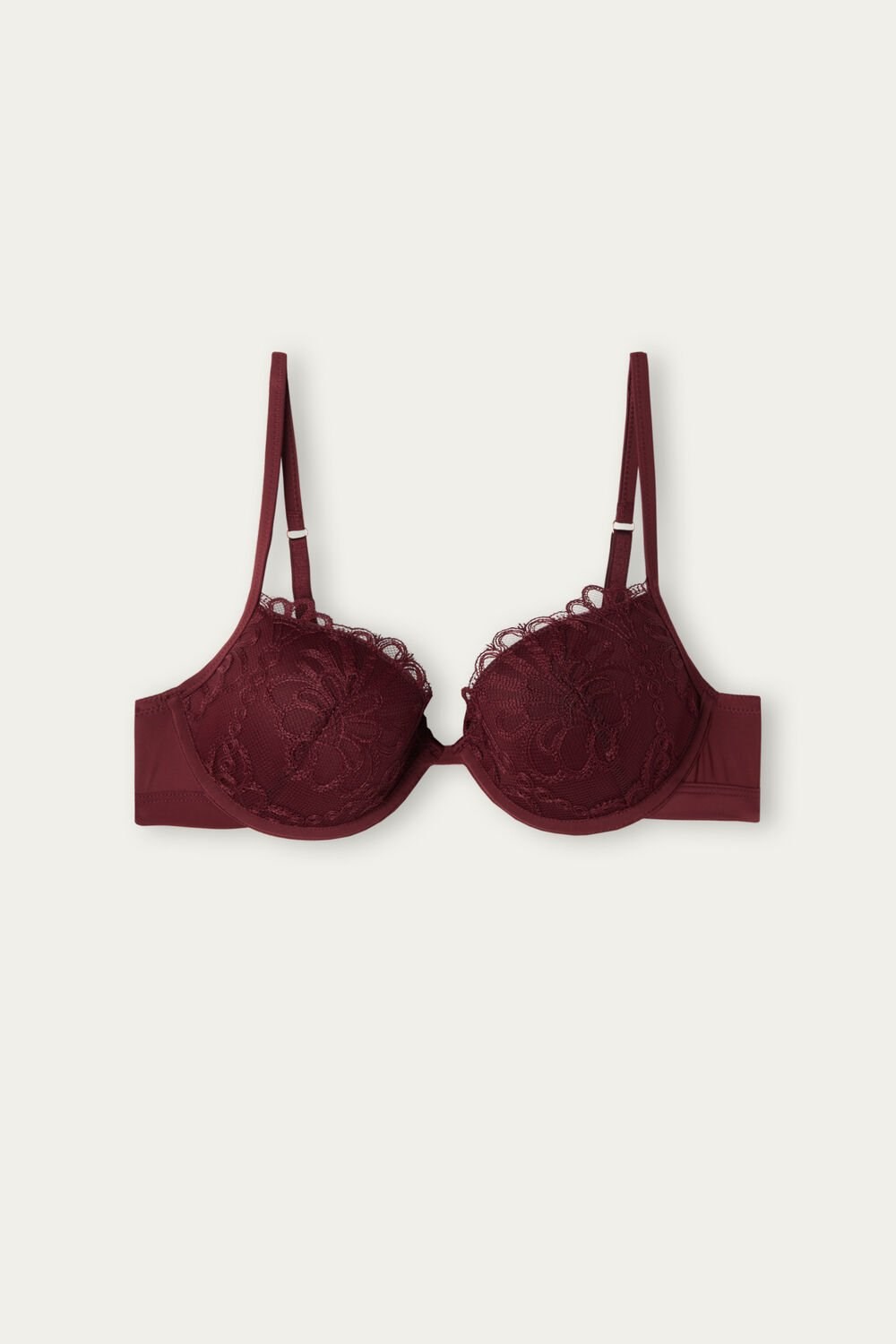 Intimissimi Romantic Life Bellissima Push-up Bra Rood Donkerrood | 13048NFXI