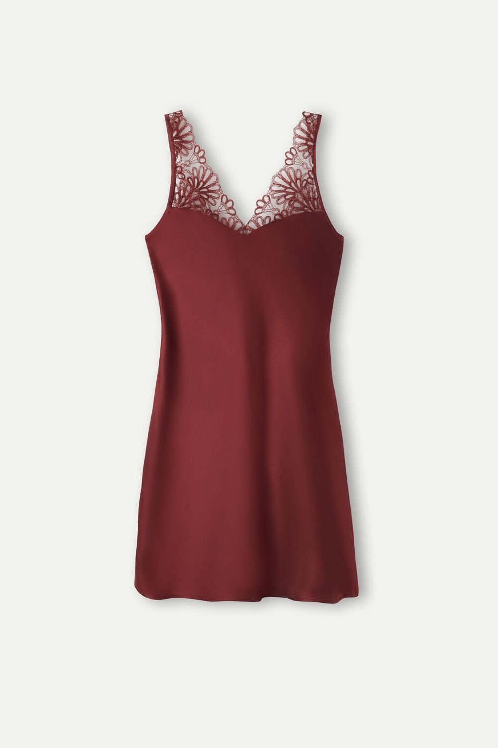 Intimissimi Romantic Life Silk Chemise Rood Donkerrood | 06753ERJK