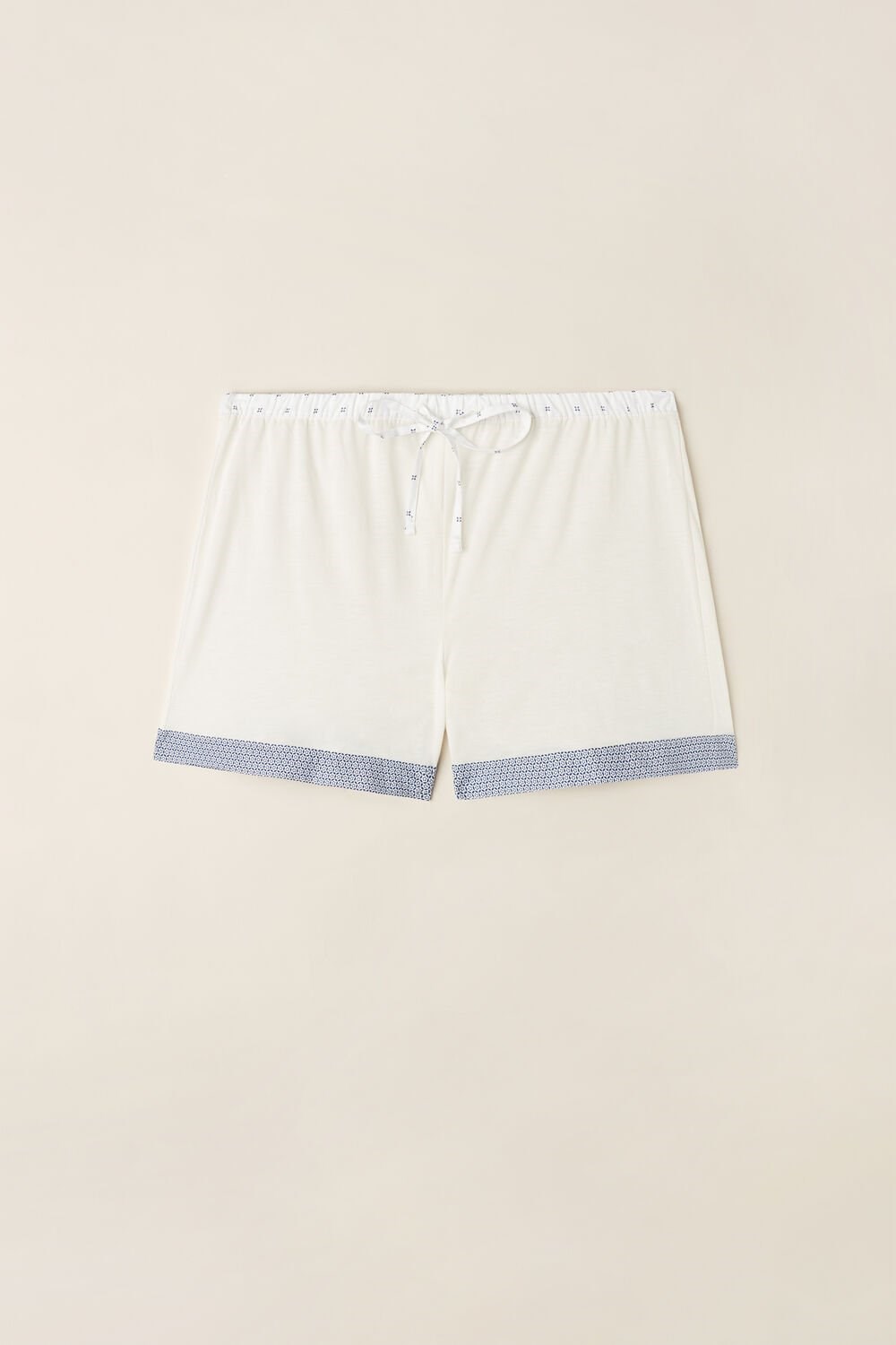 Intimissimi Santorini View Ultrafresh Supima® Katoenen Shorts Wit | 15049IGZU