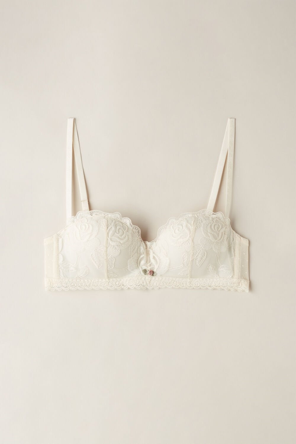 Intimissimi Scent of Roses Gioia Bandeau Bra Natural - 612i - Vanilla Ivory | 35976PKCF