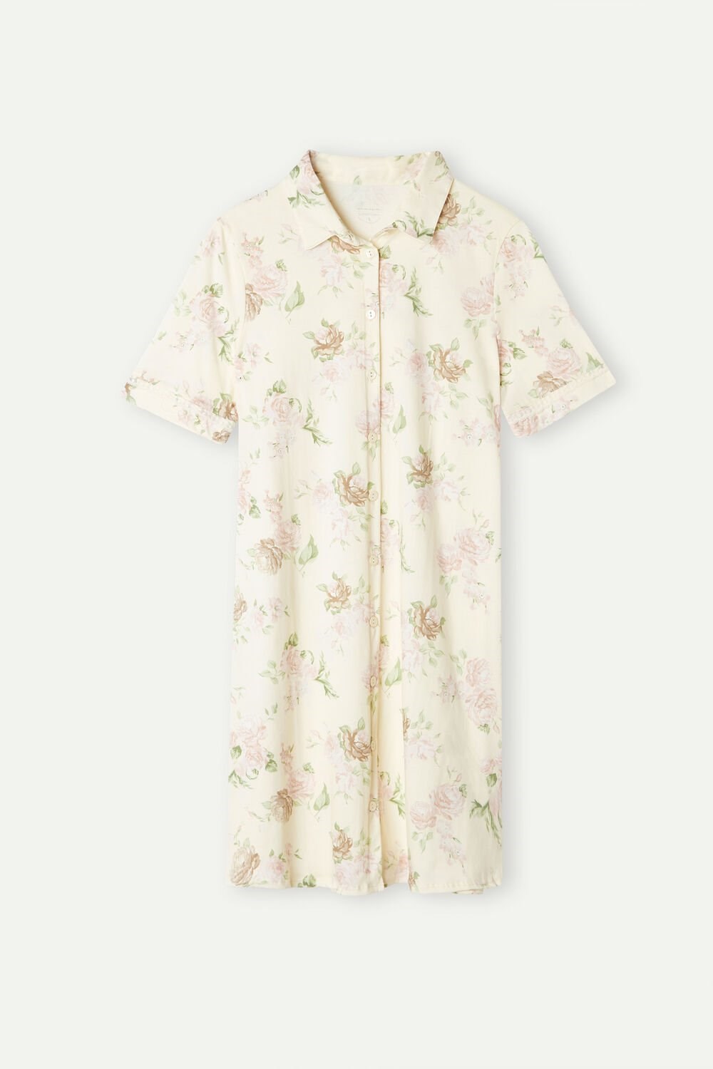 Intimissimi Scent of Roses Katoenen Nightshirt Print - 205j - Scent Of Roses Print | 98043TRIN