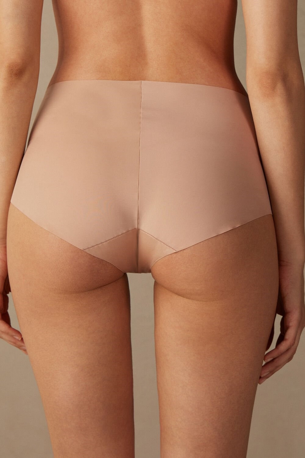 Intimissimi Seamless Microfiber Hipster Beige | 48201CALD