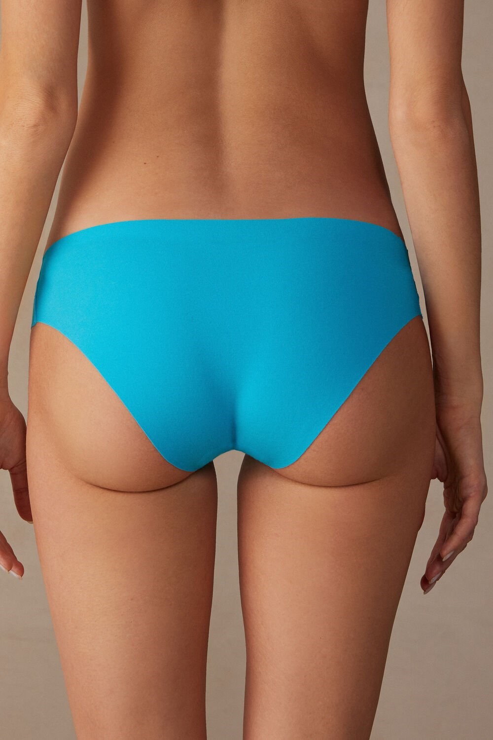 Intimissimi Seamless Supima® Katoenen Panties Blauw Turquoise | 38672SXJG