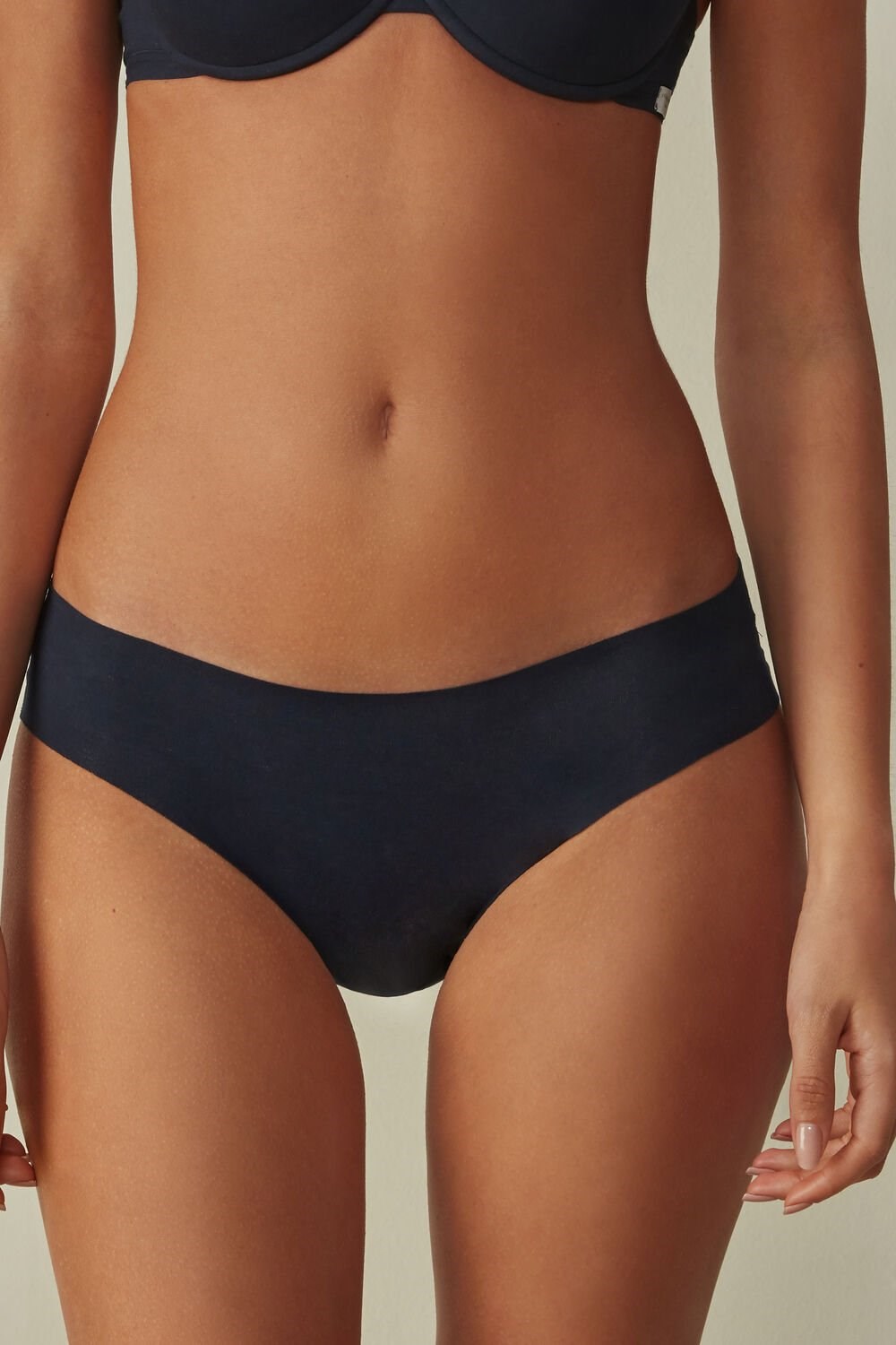 Intimissimi Seamless Supima® Katoenen Panties Blauw Blauw | 56893WQJB