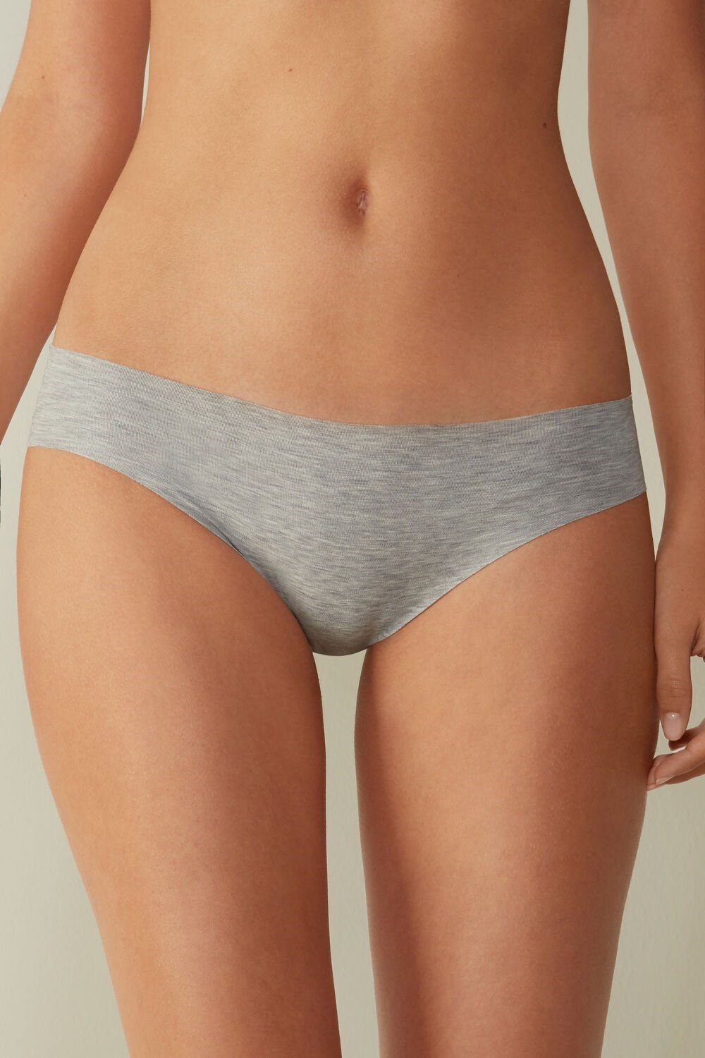 Intimissimi Seamless Supima® Katoenen Panties Grijs Lichtgrijs | 90764ANIZ