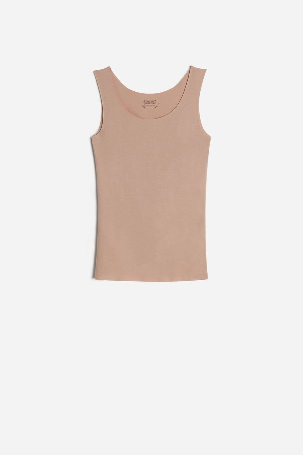 Intimissimi Seamless Supima® Katoenen Tank Top Beige | 72465KEFN