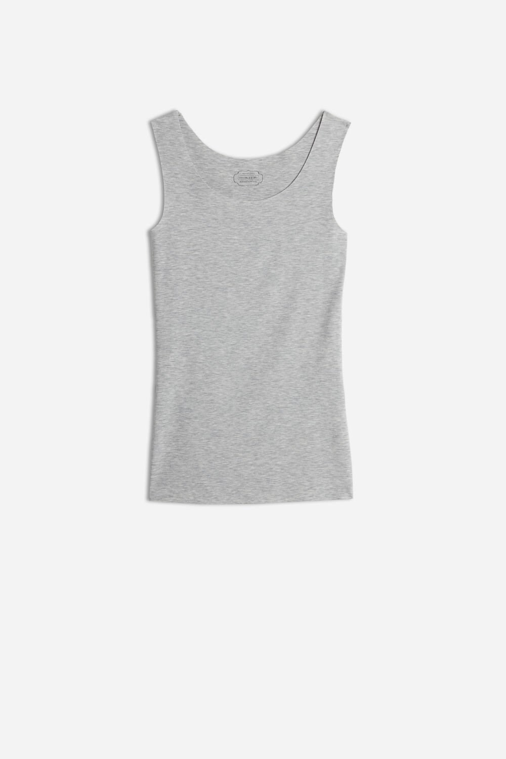 Intimissimi Seamless Supima® Katoenen Tank Top Grijs Lichtgrijs | 78245OWIV