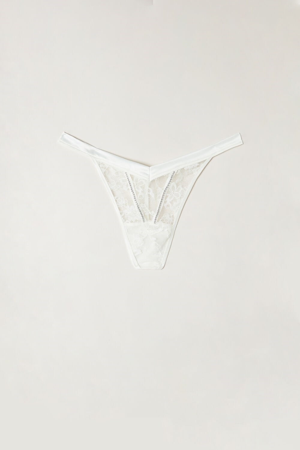 Intimissimi Shine High Like Stars ‘80s Stijl String Wit | 85420JXEI