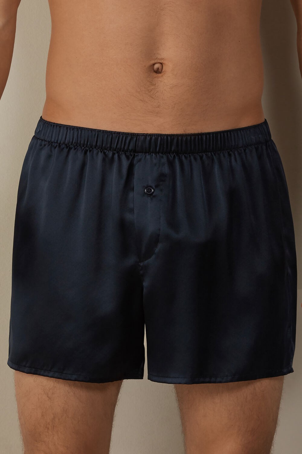 Intimissimi Silk Boxers Blauw Blauw | 91428YXKT