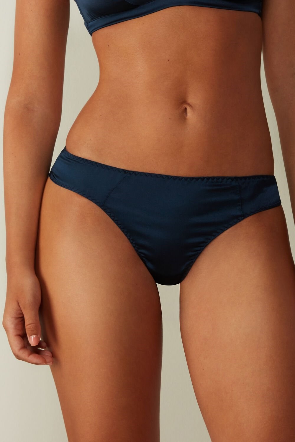 Intimissimi Silk Cheeky Briefs Blauw Blauw | 98504PDHI