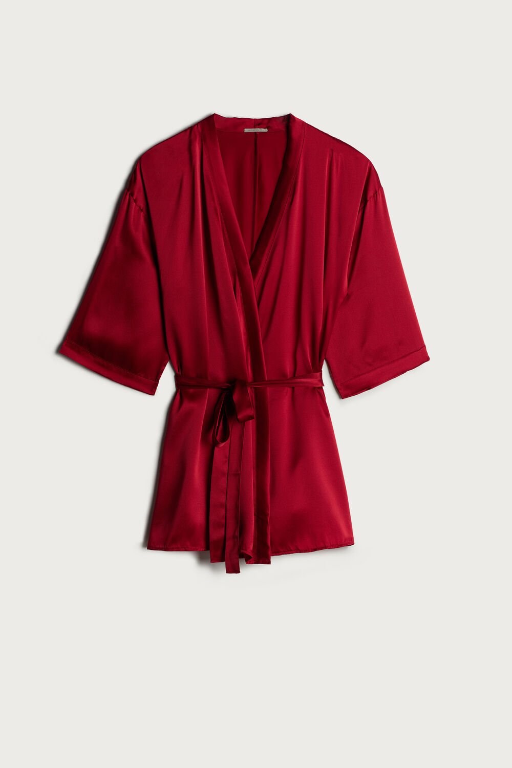 Intimissimi Silk Kimono Rood Rood | 53902SCTF