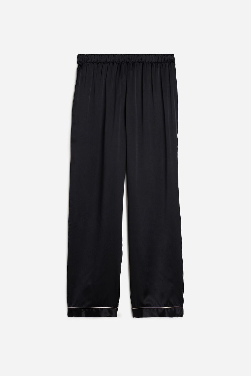 Intimissimi Silk Satin Pajama Pants Zwart Zwart | 78239FJQN