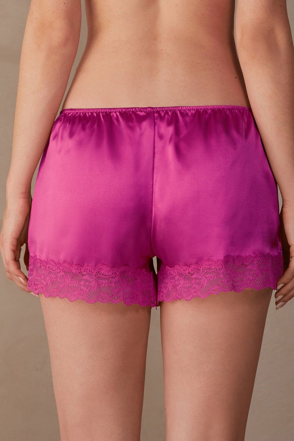 Intimissimi Silk Shorts Roze Roze | 75304TEBA