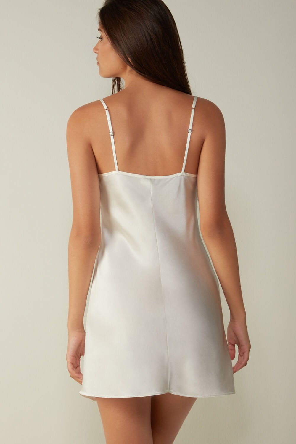 Intimissimi Silk Slip Wit | 23976JSUX