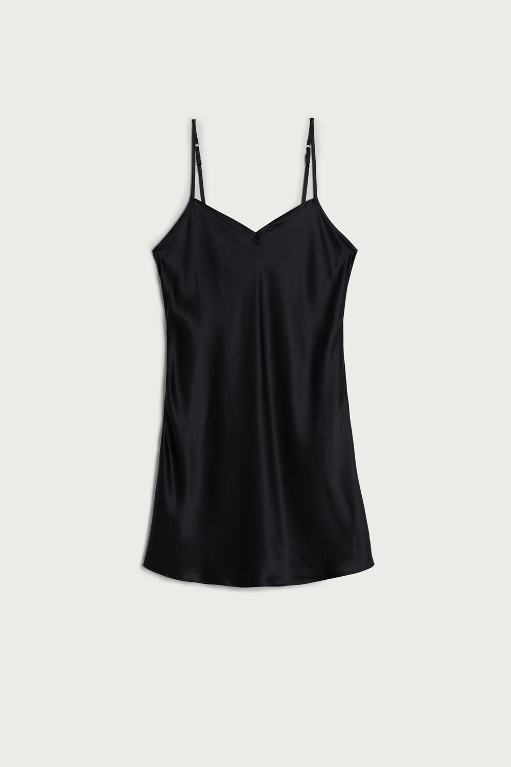 Intimissimi Silk Slip Zwart Zwart | 89430TWES