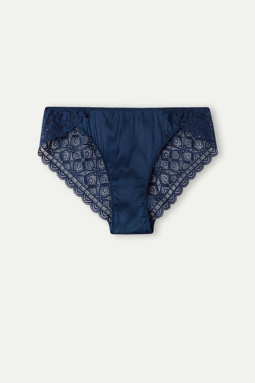 Intimissimi Silk and Kanten Briefs Blauw Blauw | 74086JNKY