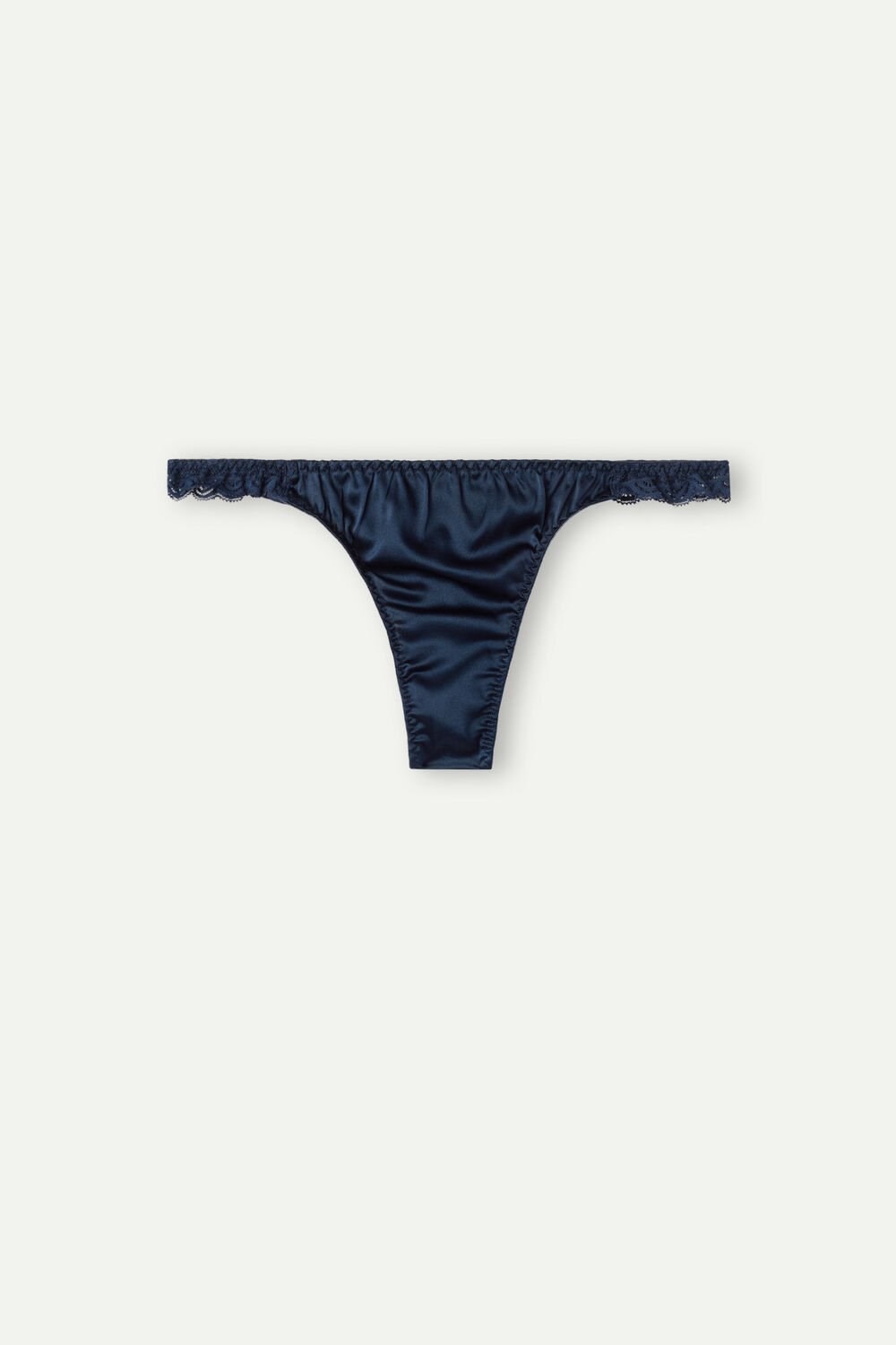 Intimissimi Silk and Kanten G-String Blauw Blauw | 09862IRAL